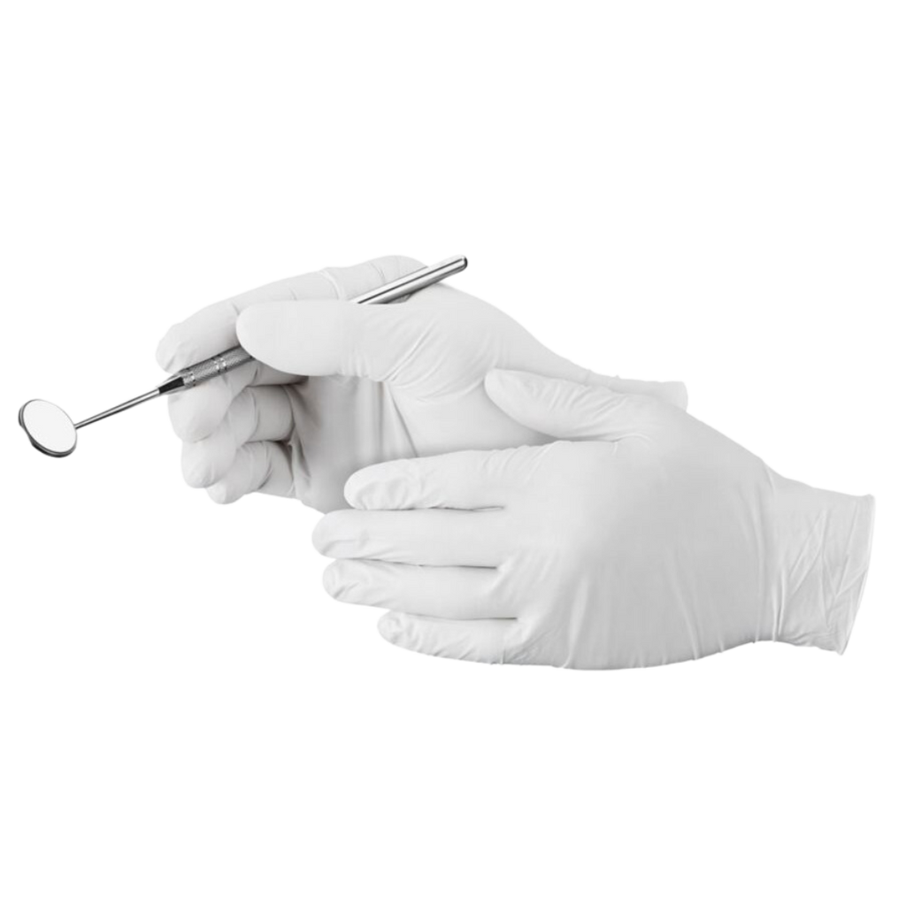 Guante De Latex Ambidiestro No Esteril Mediano 100pz Protec