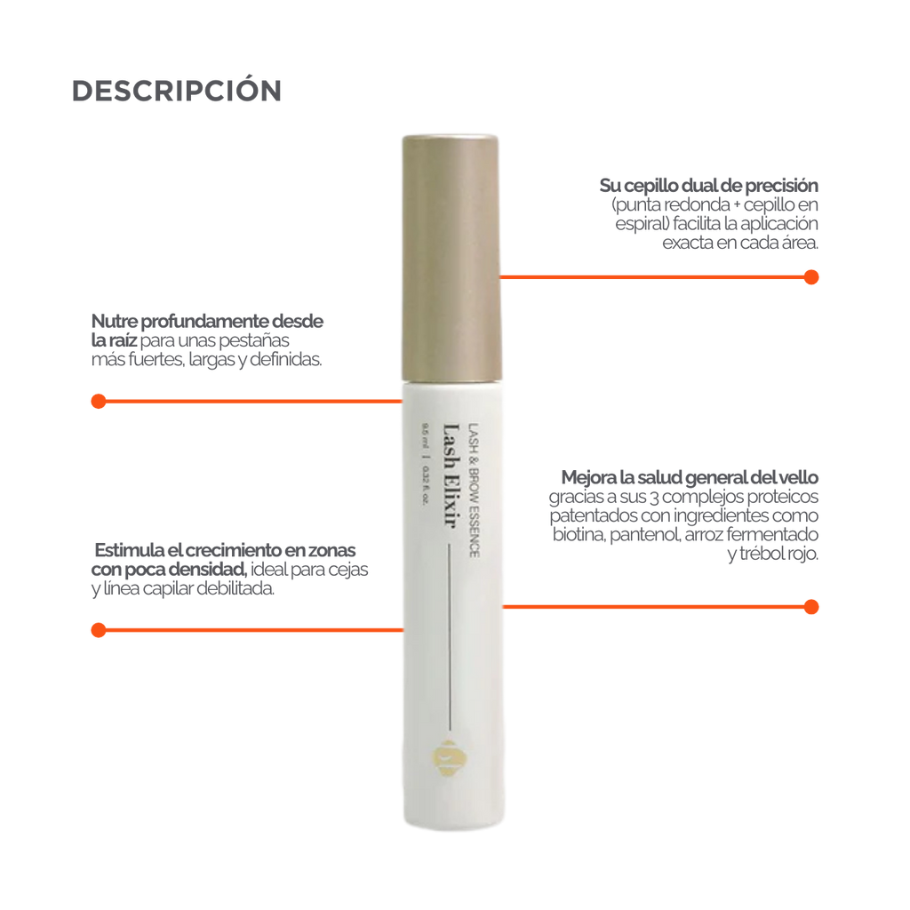 Suero profesional Lash & Brow Essence / Lash Elixir BL Lashes serum fortalecedor para pestañas y cejas premium