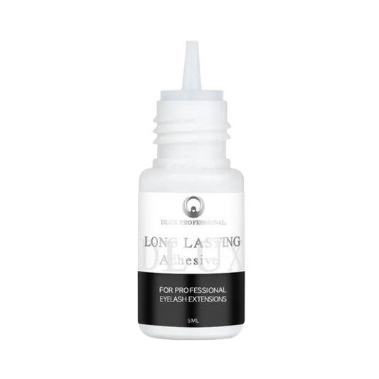 Long Lasting DLUX Professional en presentación Classic Line con secado rápido 1‑3 s y retención de 6‑7 semanas, color negro, mostrando frasco de 5 ml.