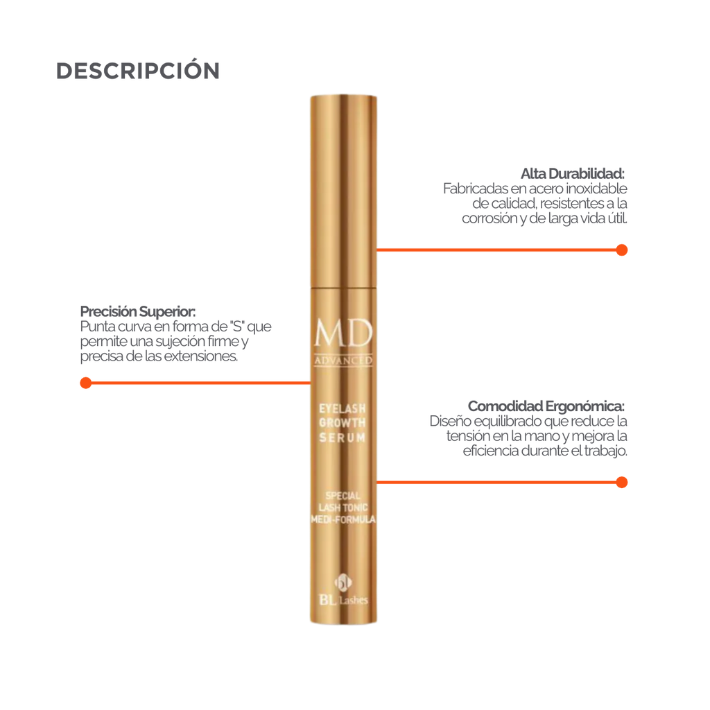 MD Advanced: Suero Avanzado para el Crecimiento de Pestañas BL Lashes®