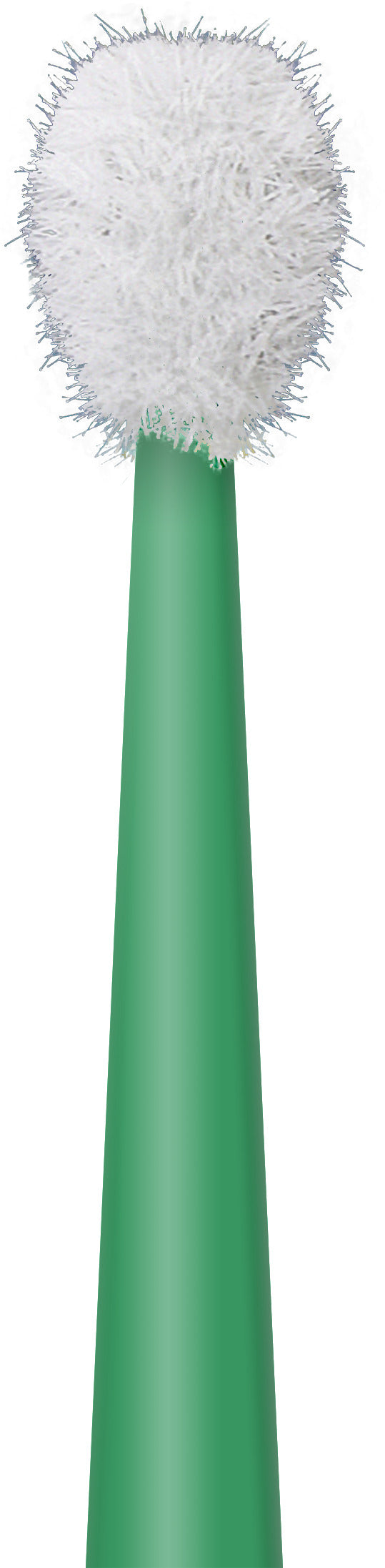 “Microbrush DLUX Professional con punta de microfibra no absorbente y cuello flexible; colores blanco 1 mm, amarillo 2 mm, verde 3 mm; 100 piezas para aplicación precisa en pestañas y cejas.”