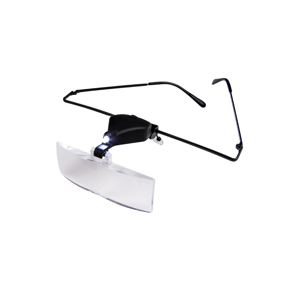 Magnifier Glass DLUX Professional – Lupa iluminada con LEDs para extensiones de pestañas