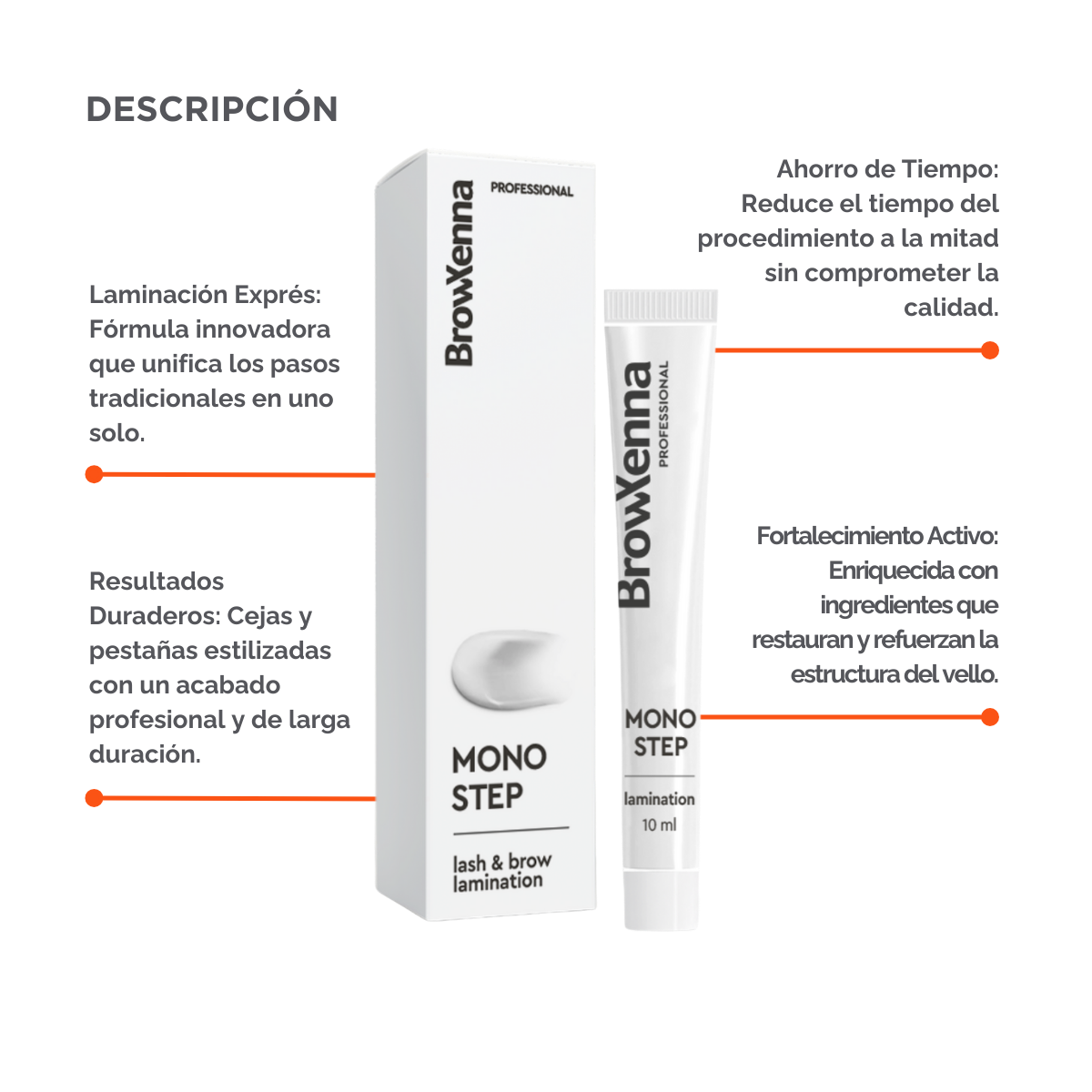 Mono Step BrowXenna® Laminación Express para Cejas & Pestañas
solución express todo‑en‑uno para laminación profesional de cejas y pestañas, que define forma, ofrece volumen y restaura en un solo paso.