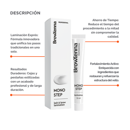 Mono Step BrowXenna® Laminación Express para Cejas & Pestañas
solución express todo‑en‑uno para laminación profesional de cejas y pestañas, que define forma, ofrece volumen y restaura en un solo paso.