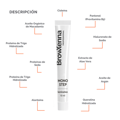 Mono Step BrowXenna® Laminación Express para Cejas & Pestañas
solución express todo‑en‑uno para laminación profesional de cejas y pestañas, que define forma, ofrece volumen y restaura en un solo paso.