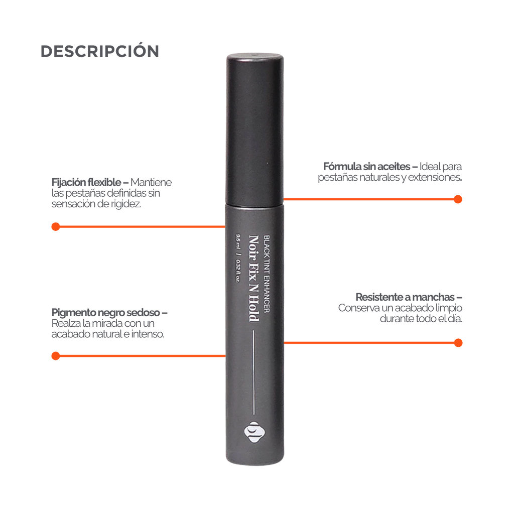 Noir Fix N Hold – Fijador Negro para Pestañas | BL Lashes