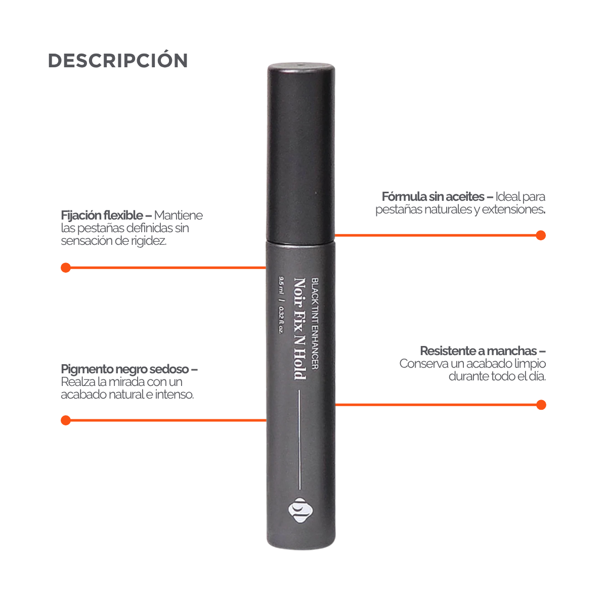Noir Fix N Hold – Fijador Negro para Pestañas | BL Lashes