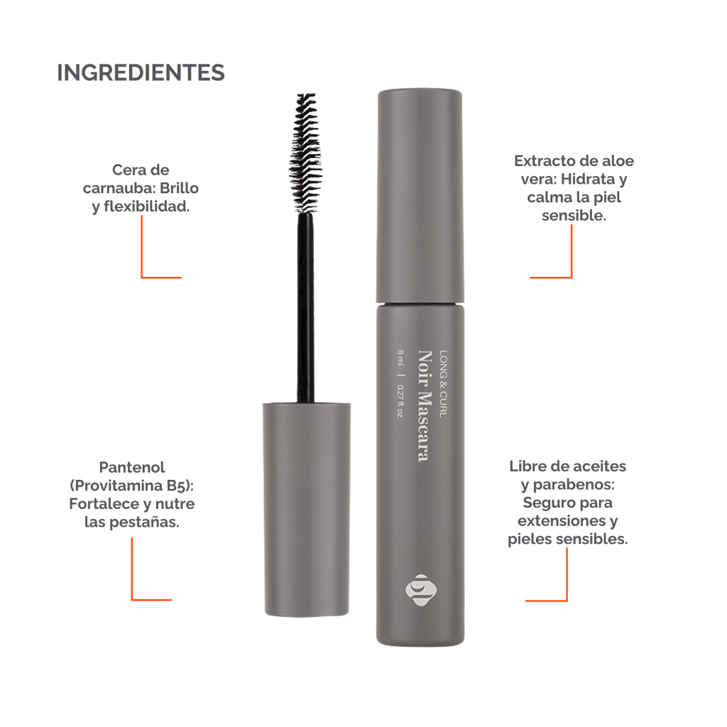 Noir Mascara BL, Máscara Profesional para Extensiones de Pestañas