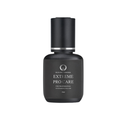 Adhesivo DLUX Pro Care profesional secado 2‑4 s retención 5‑6 semanas ingredientes seguros Ethyl Cyanoacrylate Polymethylmethacrylate