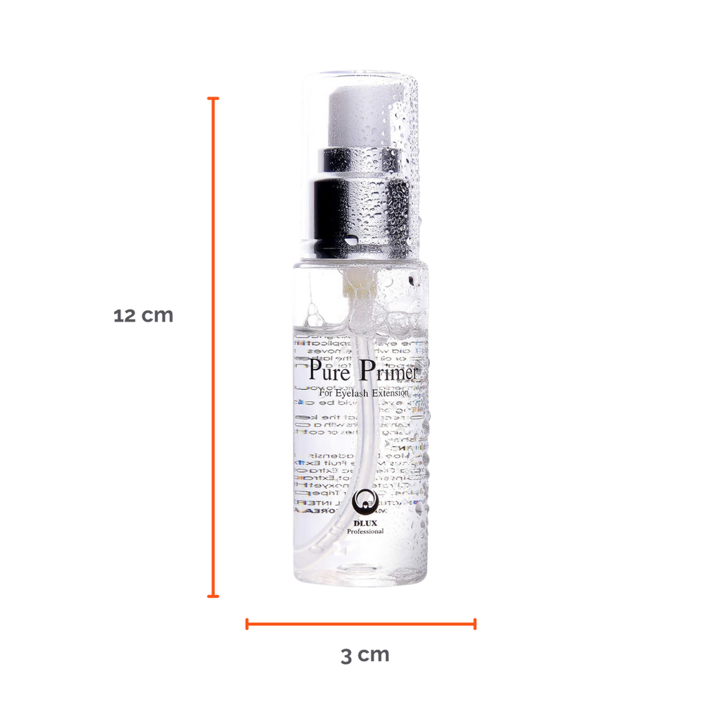 Pure Primer DLUX Preparador Extensiones Pestañas Limpieza Profesional Adhesión Alta Calidad