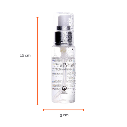 Pure Primer DLUX Preparador Extensiones Pestañas Limpieza Profesional Adhesión Alta Calidad