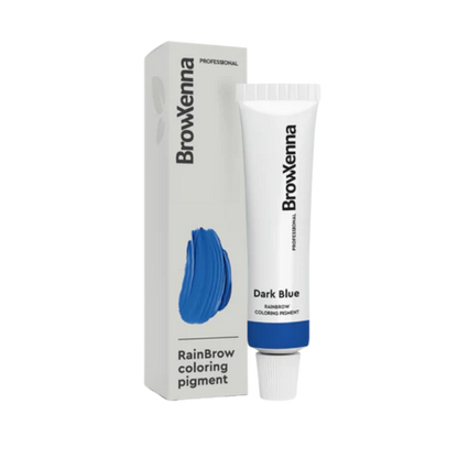 Frasco de 30 ml de Pigmento Directo BrowXenna RainBrow para cejas – fórmula sin oxidante, con textura cremosa y tonos vibrantes para tintado preciso.