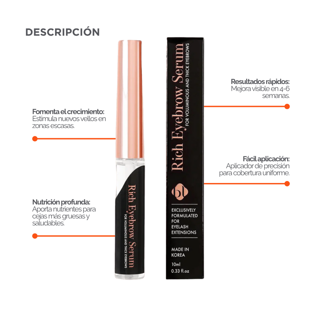 Rich Eyebrow BL Serum para Cejas Más Gruesas y Saludables