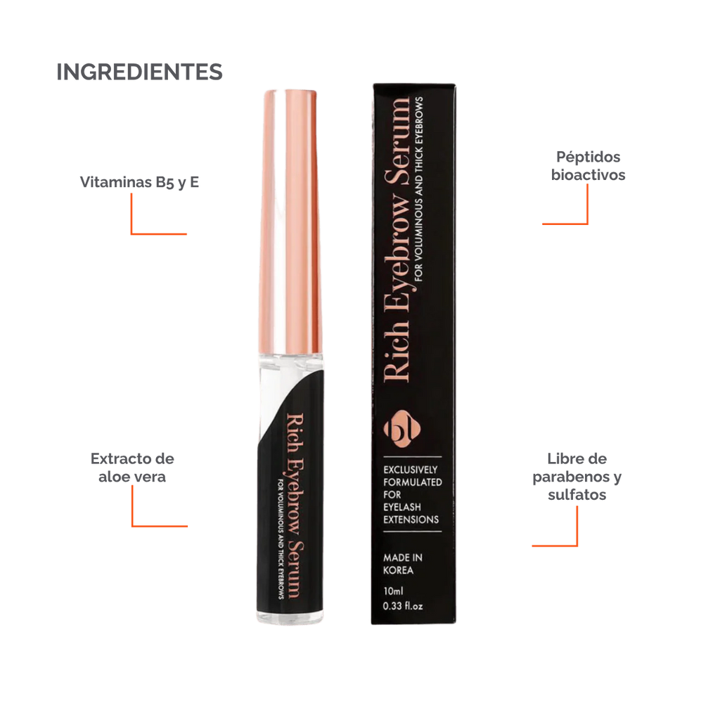Rich Eyebrow BL Serum para Cejas Más Gruesas y Saludables