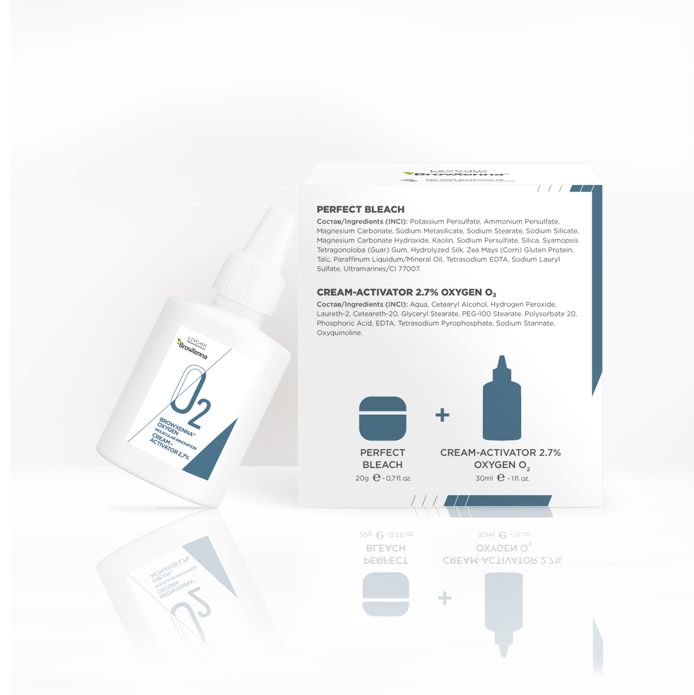 Set Profesional de Decoloración Perfect Bleach de BrowXenna®