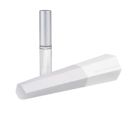 Adhesivo transparente Crystal de 5 ml para lifting de pestañas y laminación de cejas; no gotea, secado rápido, fijación precisa sobre pads de silicona, uso profesional DLUX.