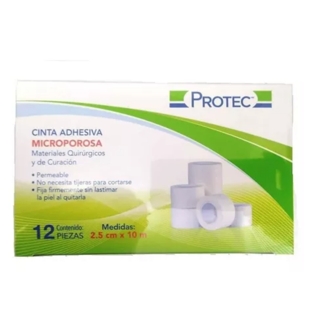 Cinta microporosa con 10 mts